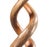 This impressive carved mahogany sculpture features an elegant, organically twisting form that rises dramatically from a...