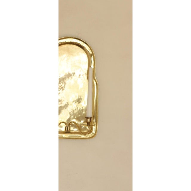 Mid-Century Swedish Brass Sconces, Set of 2 For Sale - Image 5 of 13