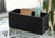 Boho Chic Artifacts Rattan Rectangular Everything Basket in Tudor Black - 13" For Sale - Image 3 of 9