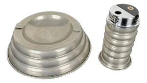 Tobacco Lighter & Ashtray Table Set by Pierre Cardin, Paris, 1970s, Set of 2