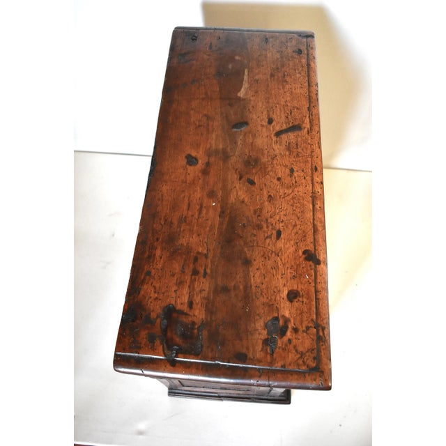 Wood Late 16th to Early 17th-Century Italian Walnut Credenzino Cabinet For Sale - Image 7 of 13