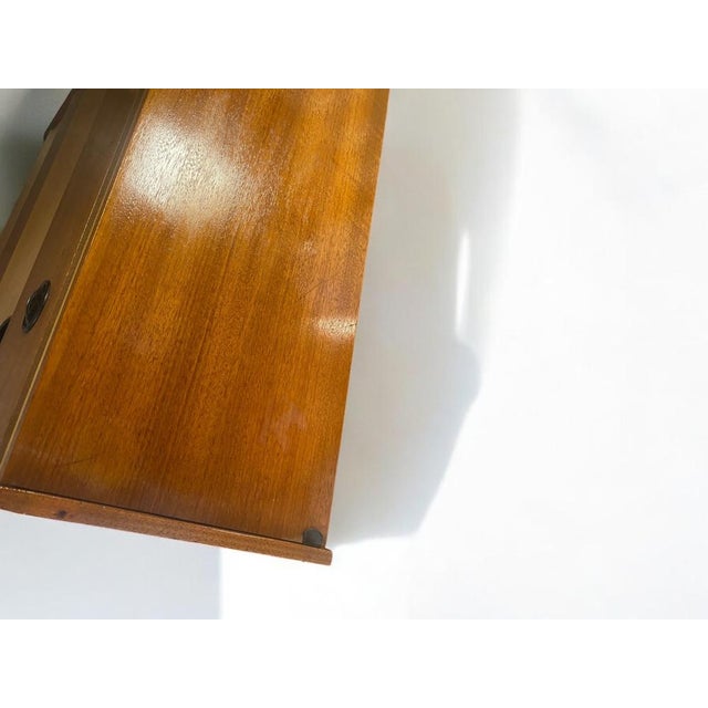 Mid-Century German Brown and Beige Shoe Cabinet, 1950s For Sale - Image 14 of 18