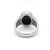 Not Yet Made - Made To Order Black Onyx Signet Ring, Black Gemstone Ring for Men, Size 7 For Sale - Image 5 of 5
