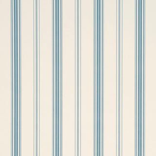 Schumacher Coco Stripe Wallcovering In Delft For Sale