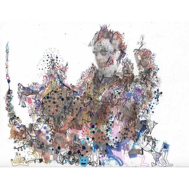 Watercolor, micron pens, paint markers, metallic pens & colored pencils on Bristol paper Michael Alan (born July 13, 1977,...