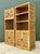 Wood Vintage Woven Rattan Etagere - A Pair For Sale - Image 7 of 12
