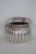 Traditional Silver Plated Cachepot Rose Bowl Round Fluted Flower Vase Ruffle Rim 5072b For Sale - Image 3 of 10