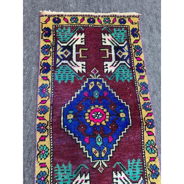 Turkish Yastik Rug 1'6" x 3'2" For Sale - Image 4 of 5