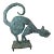 Early 21st Century Bronze Artist Made Brutalist Style Cat Sculpture For Sale