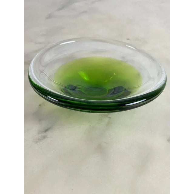 Italian Murano Submerged Glass Ashtray, 1970s For Sale - Image 7 of 13