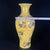 Chinese Monumental Vintage Chinese Yellow Ground Famille Rose "Dragon & Phoenix" Vase For Sale - Image 3 of 10