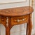 1980 French Artisan Louis XVI Brown Mahogany Side Table For Sale - Image 6 of 9