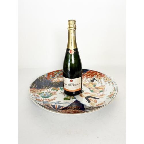 15th Century & Earlier Large 19th Century Ilmari Japanese Dish, Japan For Sale - Image 5 of 14