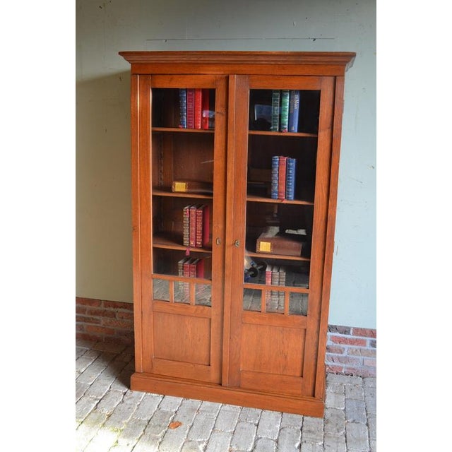 Art Deco Bookcase in Oak, 1920s For Sale - Image 10 of 11