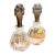 1940s Towle Old Master Pattern SterlingTop Crystal Perfume Bottles For Sale