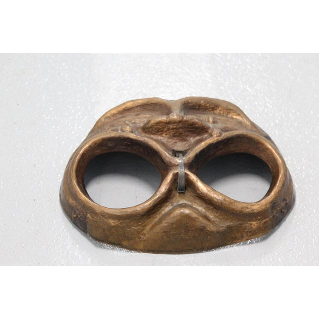 Gothic Copper Mask Wall Decor, 1950s For Sale - Image 13 of 18