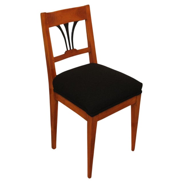 Biedermeier Side Chair, Cherry Wood, South Germany, 1830s For Sale - Image 14 of 14