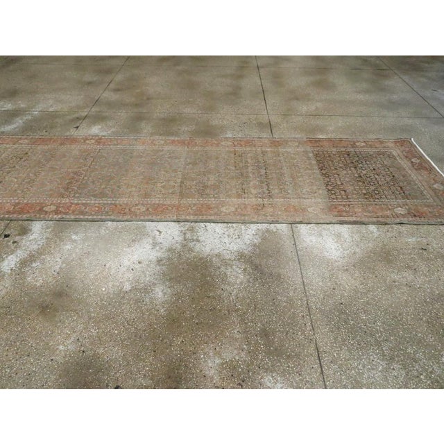 Galerie Shabab Collection Early 20th Century Persian Senneh Malayer Long Runner For Sale In New York - Image 6 of 10