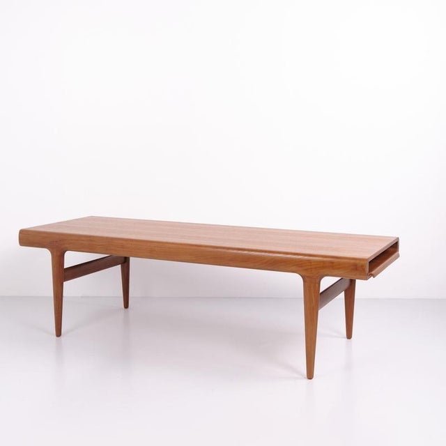 Teak Coffee Table with Built-in Drawers by Johannes Andersen for Uldum Møbelfabrik, 1960s For Sale - Image 6 of 12