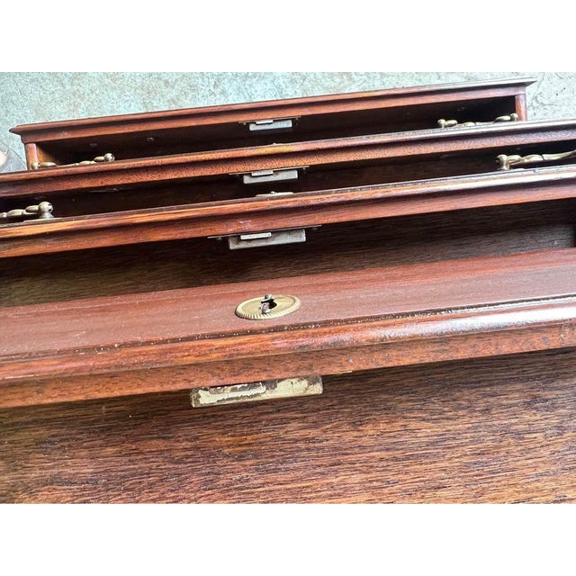 Mid 20th Century Vintage Chippendale Style Mahogany 4 Drawer Chest or Nightstand For Sale - Image 11 of 11