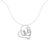 Celebrate the joys of motherhood with this sentimental sterling silver pendant necklace. A mother and child figure is set...