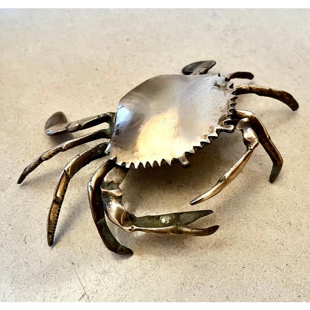 Brass Crab Ashtray For Sale In Los Angeles - Image 6 of 6