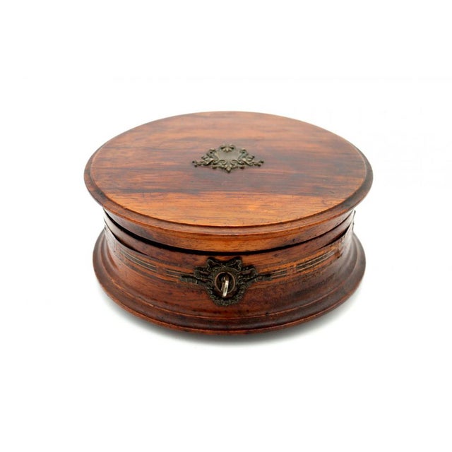 Wooden Jewelry Box with Silver Applications For Sale - Image 10 of 10