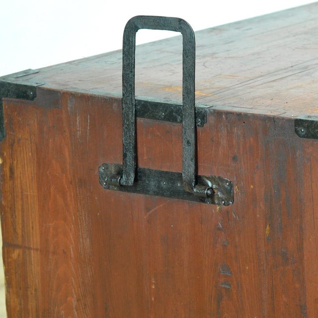 Japanese Tansu Chest of Drawers, 1870s For Sale - Image 12 of 16