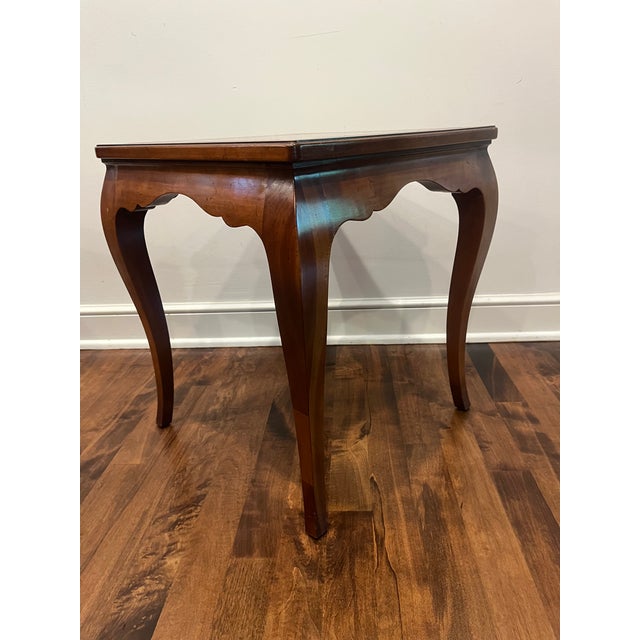 Mid 20th Century Mid 20th Century Heritage Henredon French Provincial Accent Side Table For Sale - Image 5 of 12