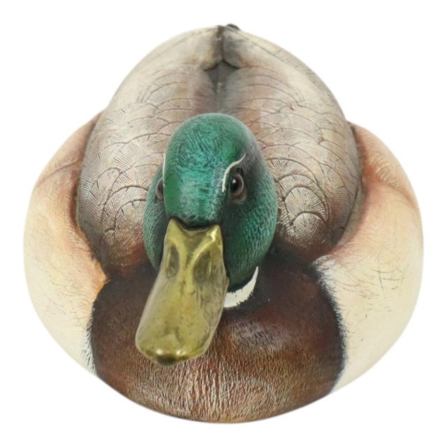 Male Duck in Brass and Resin from Elli Malevolti, Italy, 1960s For Sale - Image 9 of 13
