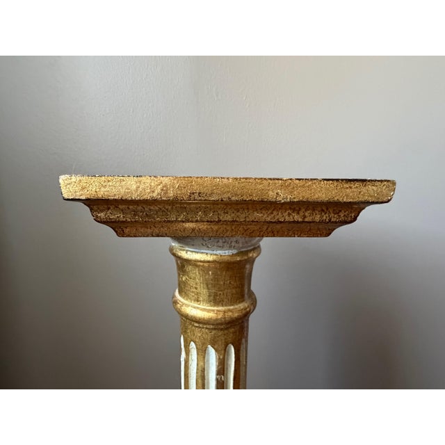 Mid Century Florentine Italian Pedestal For Sale - Image 4 of 18