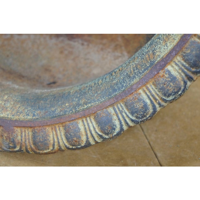 Late 20th Century Neoclassical Cast Iron Wall Lavabo For Sale - Image 13 of 14