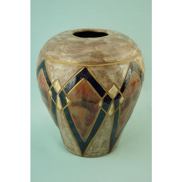 1950s Vintage Italian Lustre Ceramic Vase by Emilia Palomba, 1950s For Sale - Image 5 of 18