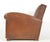 Wood Pair of Vintage Tank Art Deco Leather Club Chairs For Sale - Image 7 of 10
