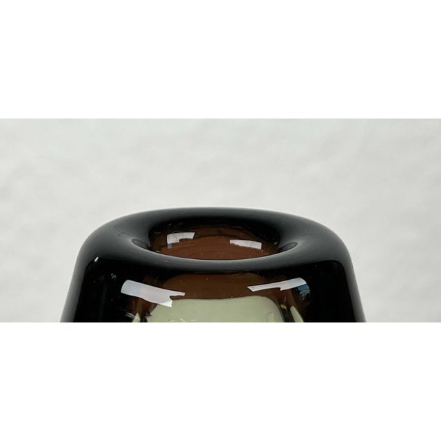 Mid-Century Modern Danish Glass Vase by Per Lütken for Holmegaard, 1960s For Sale - Image 5 of 13