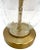 Metal Pair of Vintage Clear Bubble Glass Table Lamps For Sale - Image 7 of 10