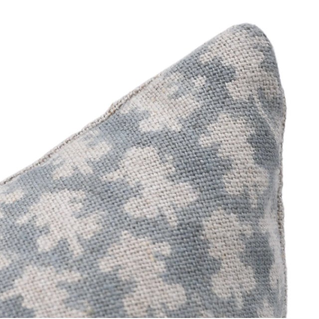 Fabdivine Cushion Cover 14x14 Inch Linen, Floral Print Design- Traz For Sale - Image 6 of 6