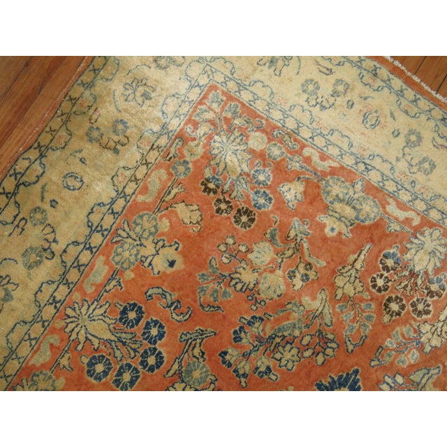 American Zabihi Collection Vintage Persian Sarouk Rug - 5'3" x 8' For Sale - Image 3 of 6