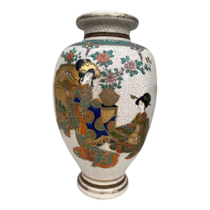 Large Japanese Vase Satsuma Circa 1930