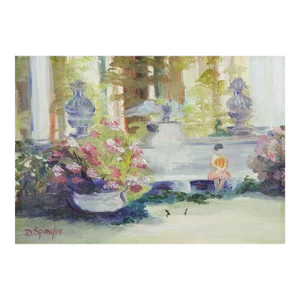 Dorothy Spangler Garden Landscape Painting