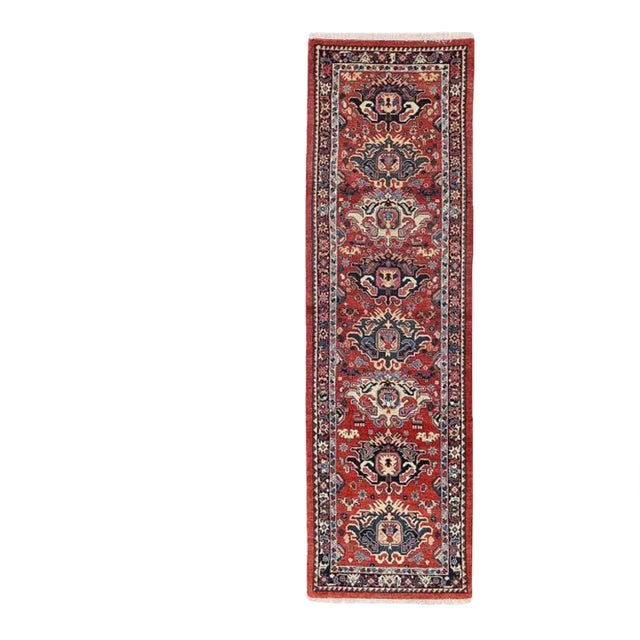 Pasargad Red Color Fine Hand Knotted Persian Bidjar For Sale