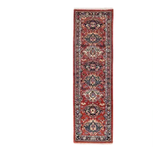 Pasargad Red Color Fine Hand Knotted Persian Bidjar