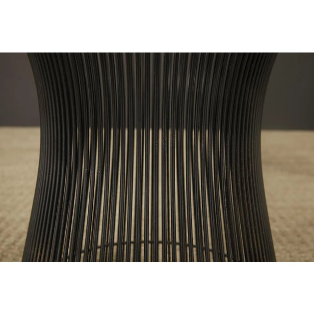 Black Warren Platner for Knoll International Wire Side Table, Circa 1970s For Sale - Image 8 of 15