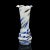 1950's Tall Vintage Murano Flower Vase For Sale - Image 4 of 12