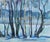 1970s Winter Impressionism: Ukrainian Landscape Painting, 1977 50-60 For Sale - Image 6 of 6