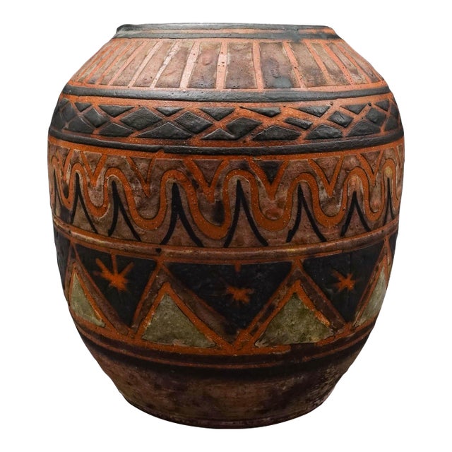 Berkshire Pottery Gertraud Stosiek Signed Vintage Mid Century Modern Art Vase For Sale