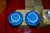 Rimini Blue Ceramic Candlesticks by Aldo Londi for Bitossi, Italy, 1960, Set of 2 For Sale - Image 6 of 8