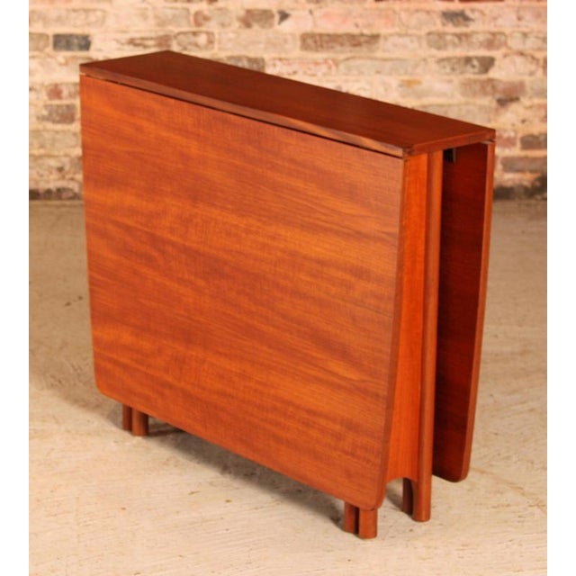 1970s Mid-Century Drop Leaf Dining Table from McIntosh, 1970s For Sale - Image 5 of 12