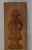 Double-sided wooden gingerbread mold, one side (two male figures) other side, (five small figures, leaf, heart and other...