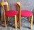 Vintage Chairs with Red Upholstered Covers by Bruno Rey, 1970s, Set of 2 For Sale - Image 3 of 7